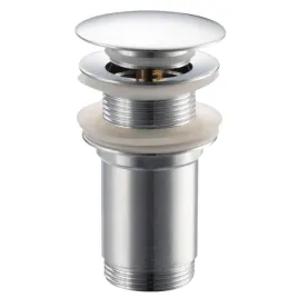 korek-umywalkowy-mosiezny-balneo-long-klik-klak-model-k-chrom-bez-przelewu