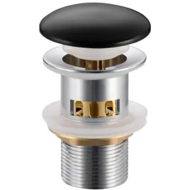 korek-balneo-klik-klak-f-czarny-z-koszyczkiem-i-przelewem