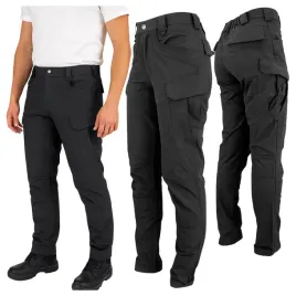 spodnie-robocze-bojowki-meskie-czarne-elastyczne-mocne-outdoor-bhp-r-50