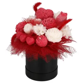 swieca-sojowa-zapachowa-bukiet-flowerbox-handmade-prezent-candela-encantada