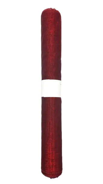 Organza obszywana 40cm/9y bordowa - ORG40/9-060
