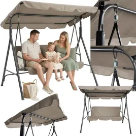 hustawka-ogrodowa-wolnostojaca-3-osobowa-bujana-lawka-bezowa-daszek-mocna