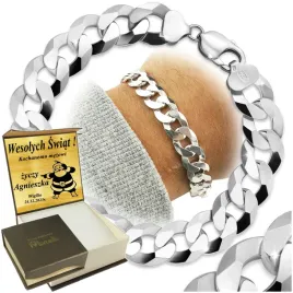 srebrna-bransoleta-meska-925-pancerka-85mm-diamentowana-grawer-gratis