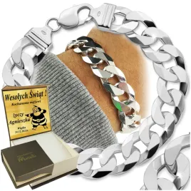 gruba-bransoleta-srebrna-925-pancerka-meska-14mm-diamentowana-grawer-gratis