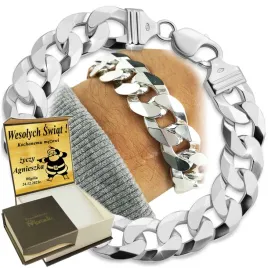 gruba-bransoleta-srebrna-925-pancerka-meska-17mm-diamentowana-grawer-gratis