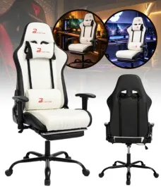 fotel-gamingowy-bialy-dla-gracza-regulowana-wysokosc-meble-gamingowe