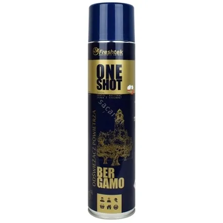 Freshtek One Shot BERGAMO Odświeżacz neutralizator zapachów 600ml
