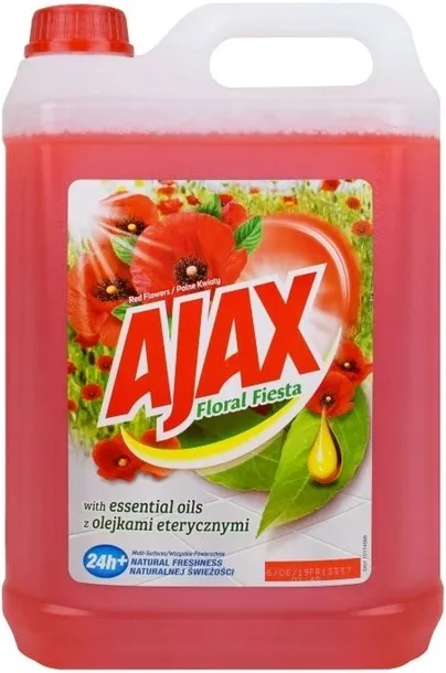 Ajax Floral Fiesta uniwersalny płyn do mycia podłóg 5L czerwony