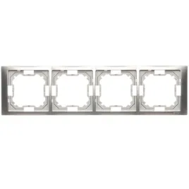 simon-basic-ramka-4-krotna-czterokrotna-do-gniazdka-srebrny-mat