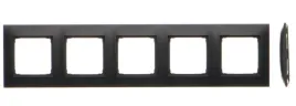 kontakt-simon-54-ramka-5-krotna-do-puszek-karton-gips-czarny-mat