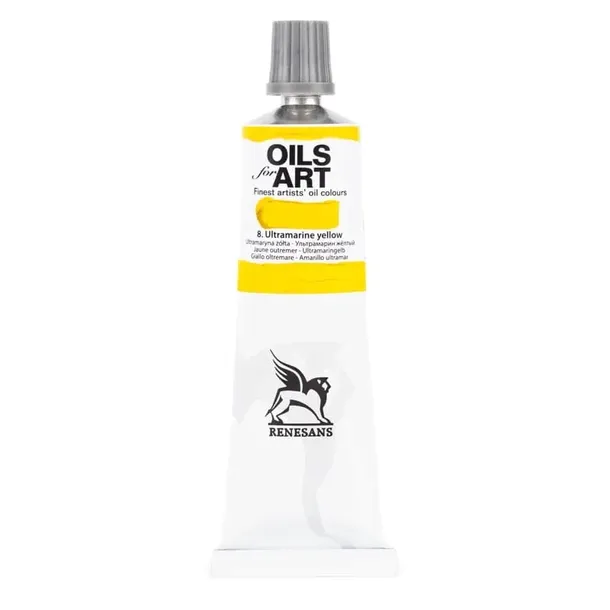 Farba olejna RENESANS 60 ml (08 - ultramaryna żółta)
