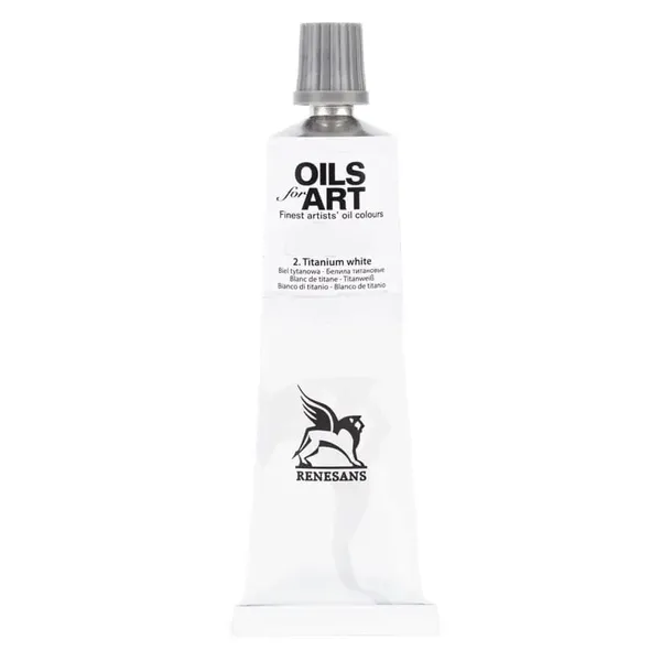 Farba olejna RENESANS 60 ml (02 - biel tytanowa)