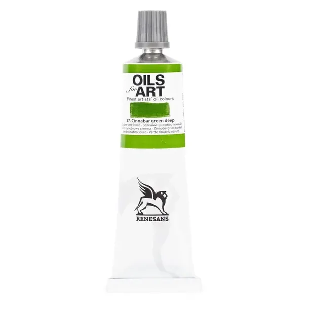 Farba olejna RENESANS 60 ml (37 - zieleń cynobrowa ciemna)