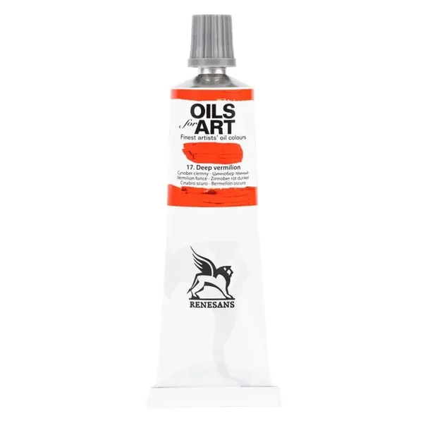 Farba olejna RENESANS 60 ml (17 - cynober ciemny)
