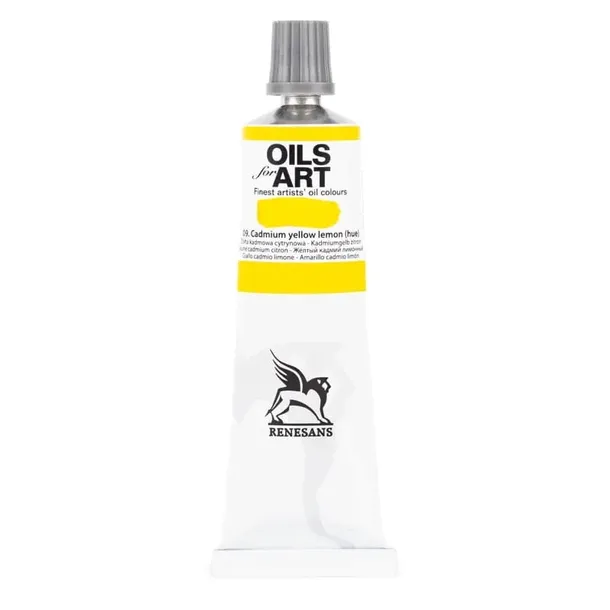 Farba olejna RENESANS 60 ml (09 - żółta kadmowa cytrynowa)