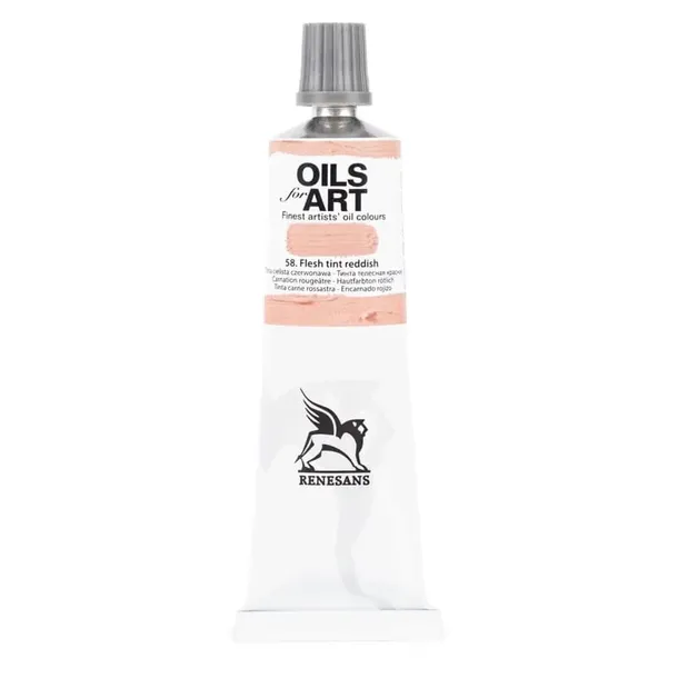 Farba olejna RENESANS 60 ml (58 - tinta cielista czerwona)