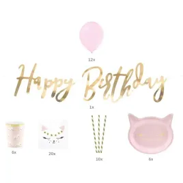 zestaw-dekoracji-happy-birthday-kotek-partydeco-55-szt