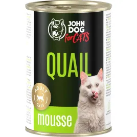 john-dog-for-cats-monobialkowa-karma-mokra-dla-kota-przepiorka-mus-400g