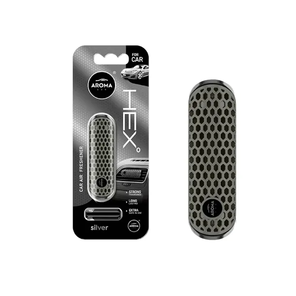 zapach-aroma-car-hex-silver