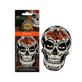 zawieszka-aroma-car-muertos-orange-man-skull