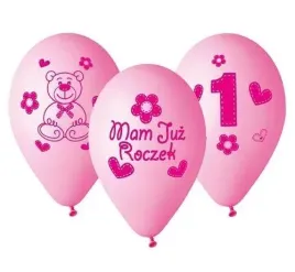 balony-premium-rozowe-mam-juz-roczek-na-1-urodziny