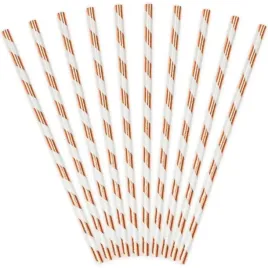 slomki-papierowe-paski-rose-gold-biale-partydeco-195-cm10-szt
