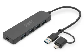 hub-usb-3-0-koncentrator-4-portowy-slimline-usb-a-adapter-usb-c-5gbps-zl