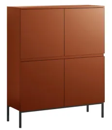komoda-wysoka-bemmi-100-cm-ceglasty
