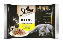 sheba-4x85g-smaki-drobiowe-w-galaretce-mix
