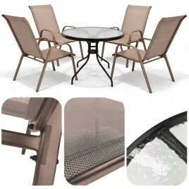 zestaw-mebli-ogrodowych-balkon-taras-stol-fi90-4x-krzesla-minorka-braz
