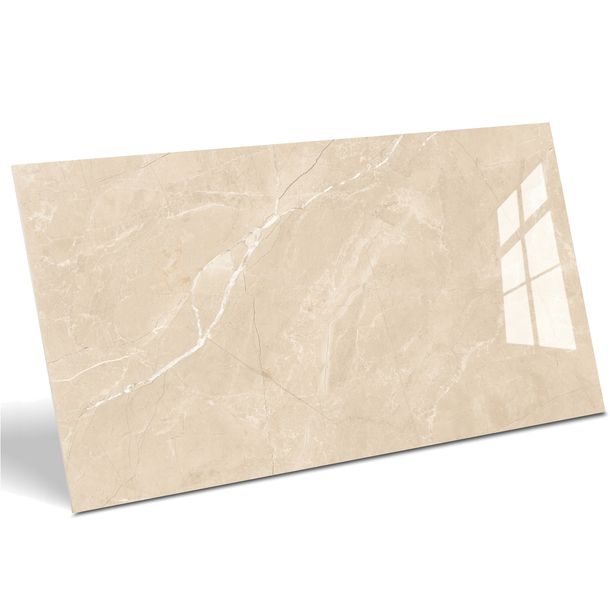 DUŻE PŁYTKI ŁAZIENKOWE PODŁOGOWE GRES MARMUR ARMENIA CREMA 60x120 cm POŁYSK