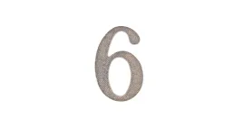 sartpol-cyfra-6-9-aluminiowa-20-cm-patyna