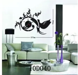 diy-zegar-z-naklejka-na-sciane-clock-scienny-z-naklejkami-czarny-ptak-57x39