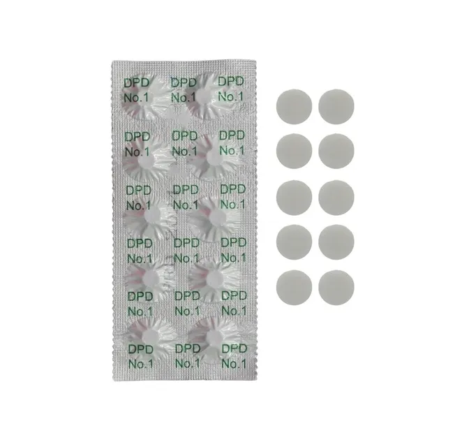 Tabletki do Testera Basenu DPD 1 x10 Pomiar Chloru Wody