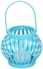 lampion-swiecznik-latarnia-swieczka-led-turkusowy