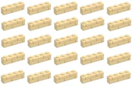 lego-cegla-brick-1x4-cegielka-piaskowy-tan-6232136-15533-25-sztuk