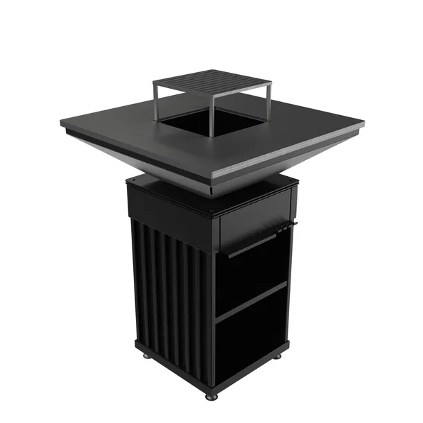duze-palenisko-z-grillem-kratki-quadrum-vertical-ogrodowe-funkcjonalne-stan-nowy-wysokosc-grilla-100-cm