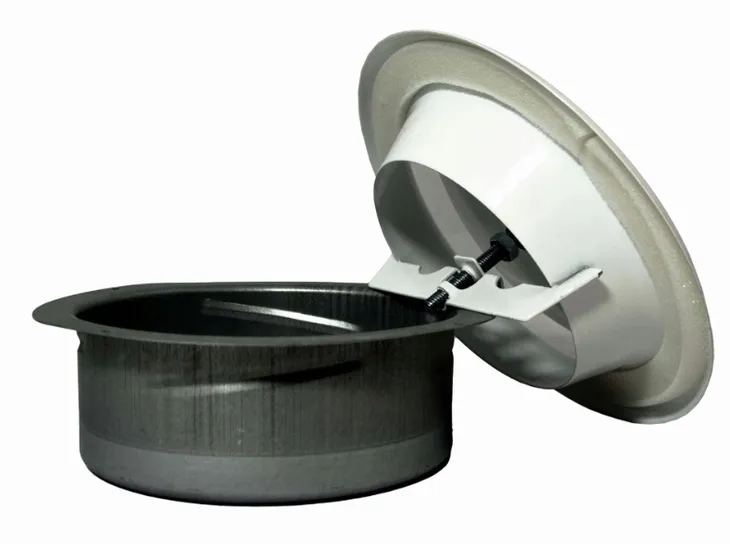 anemostat-bialy-fi-100-typ-wywiewny