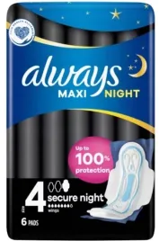 always-podpaski-classic-night-secure-maxi-6-szt