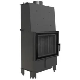kominek-z-plaszczem-wodnym-lucy-12kw-fi-200-podwojna-szyba-czarne-wylozenie