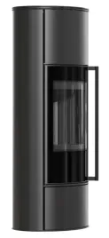piec-stalowy-erik-wysoki-fi-150-55-kw-czarne-wylozenie-z-domykaniem