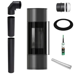 piecyk-wolnostojacy-kratki-ambler-7-kw-czarny-na-drewno-domykanie-zestaw