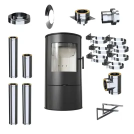 piec-piecyk-wolnostojacy-kratki-koza-rollo-7kw-eko-zestaw-komin-zewnetrzny