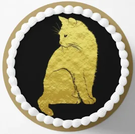 oplatek-waflowy-kot-kicia-kotek-pets-kiciunia-koteczek-gold-zloty-20cm