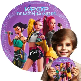 talerzyki-na-urodziny-kpop-demon-hunters-lowczynie-urodzinowe-8szt-20cm