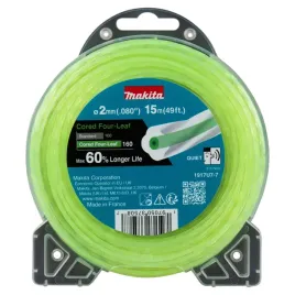 zylka-tnaca-nylonowa-20mm-x-15m-makita-1917u7-7-koniczyna-rdzen-zielona