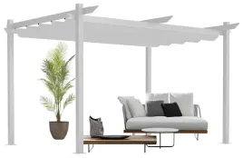 pergola-ogrodowa-3x4-tarasowa-metalowa-altana-zadaszenie-biala-dach-bialy