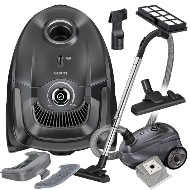 ODKURZACZ TRADYCYJNY WORKOWY MPM MOD-52 PRZEMYSŁOWY MOCNY 850W HEPA
