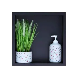 polka-wnekowa-balneo-wall-box-one-black-30-x-30-x-10-cm