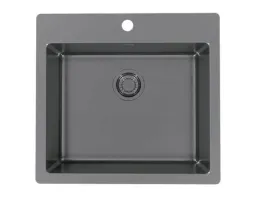 zlewozmywak-jednokomorowy-szary-pure-70-stal-wpuszczany-antracyt-syfon